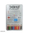 مداد رنگی 12 عددی دامس Doms 12Color Pencil