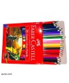 مداد رنگی 24 رنگ فابر کاستل جعبه مقوایی FABER CASTELL 24 COLOR  