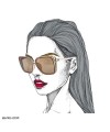عینک آفتابی زنانه گوچی Gucci Polarized Sunglass