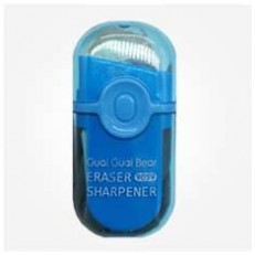 مداد تراش مخزن دار و پاک کن Guai Guai Bear Eraser Sharpener 