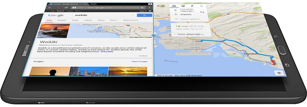 مالتی تسکینگ در تبلت galaxy tab e