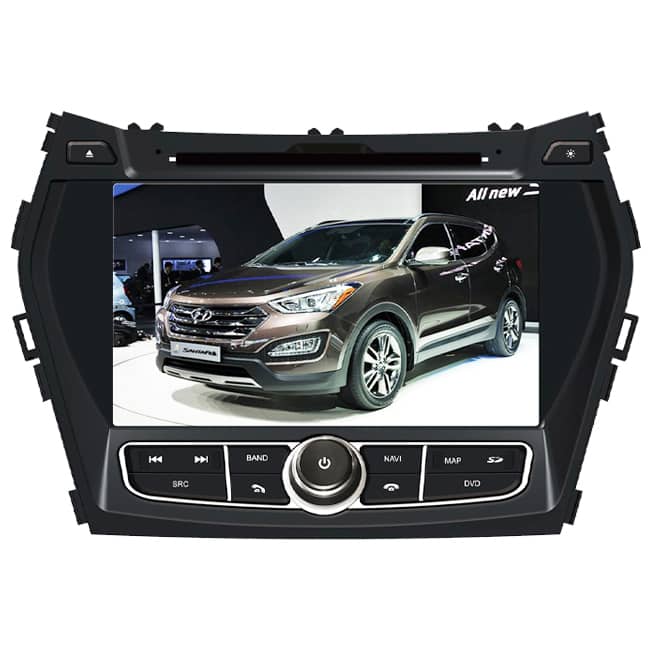 مانیتور خودرو و پخش فابریک ماشین هیوندای سانتافه 2016 مدل TL855