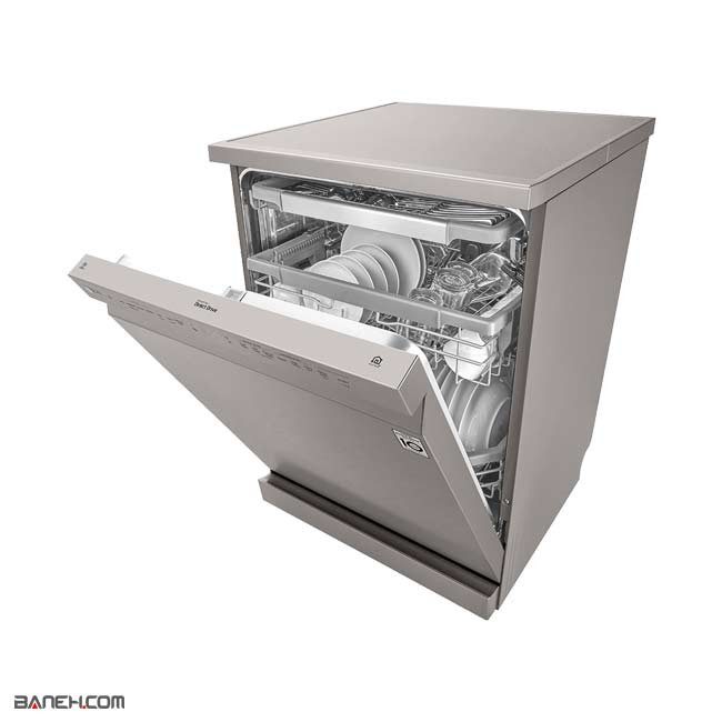 ماشین ظرفشویی ال جی 14 نفره DF425 بخارشور نقره 2022