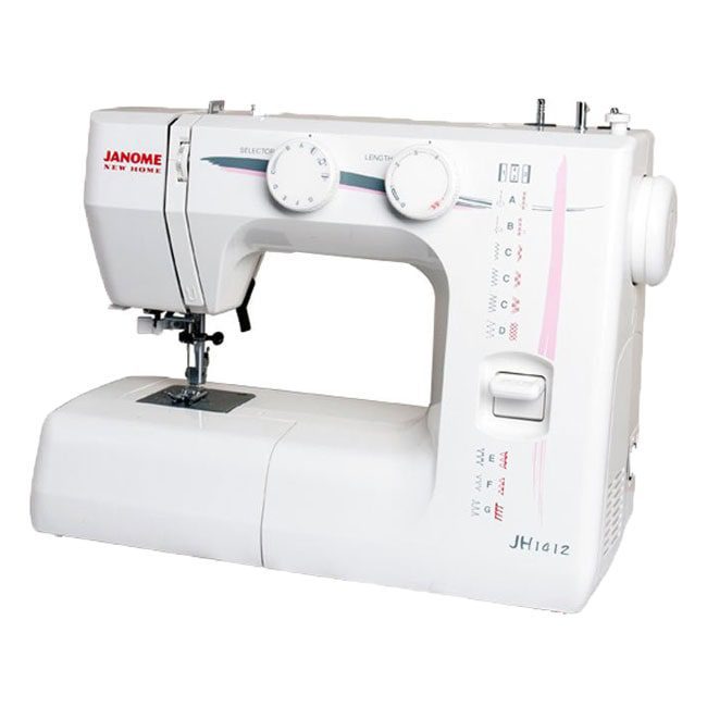 چرخ خیاطی و گلدوزی و دوخت معکوس ژانومه janome 1412