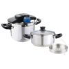 زودپز استیل دلمونتی کشویی 6 لیتری Delmonti DL1040 Pressure Cooker 1 dl1040 delmonti 1 زودپز استیل دلمونتی کشویی 6 لیتری Delmonti DL1040 Pressure Cooker