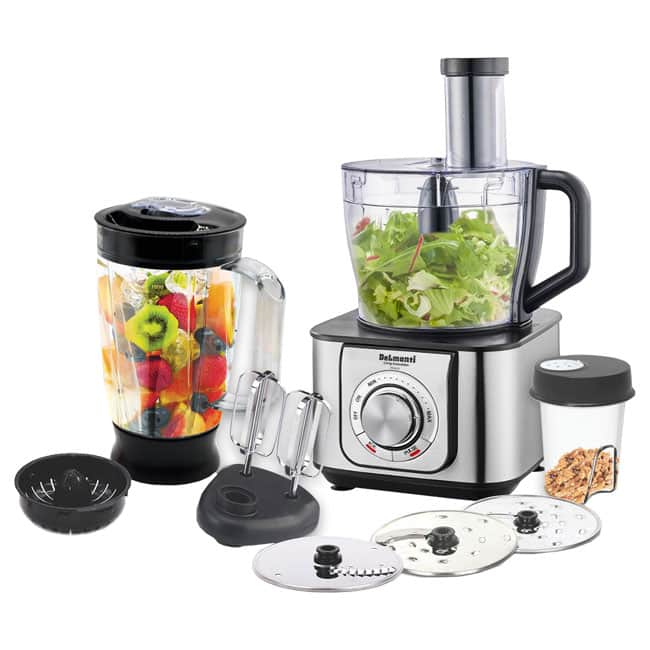 غذاساز دلمونتی 26 کاره 1100 وات تیغه استیل DL 850 Delmonti