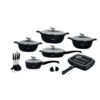fuma fu 873 1 سرویس قابلمه چدن سرامیک 19 پارچه فوما FUMA Set 19 Piece FU-873