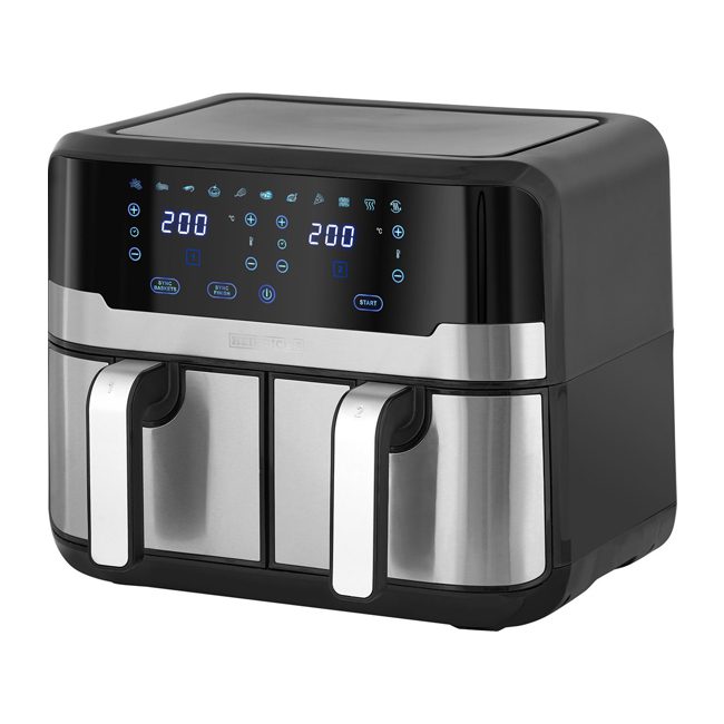 سرخ کن دو قلوی بدون روغن هنریچ 2400 وات مدل HFR 8214