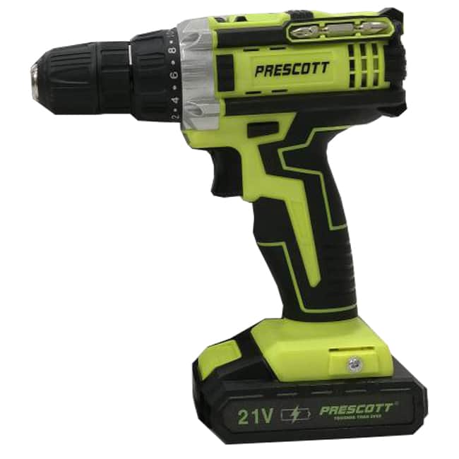 دریل شارژی پریسکوت 21 ولت سه نظام 10 مدل PT2002107