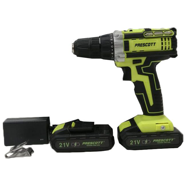 دریل شارژی دو کاره 21 ولت پریسکوت PRESCOTT PT2001207