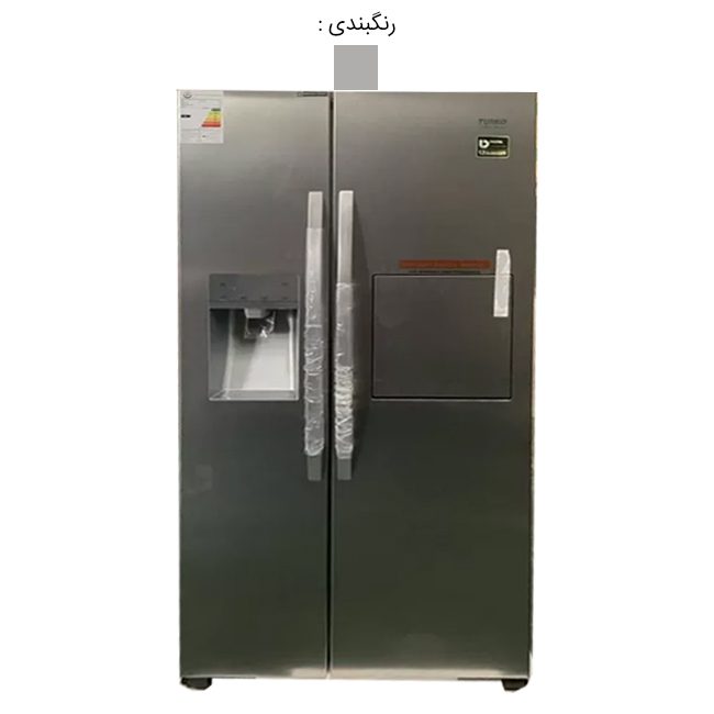 یخچال ساید بای ساید دو درب توربو مدل SA 370 SS