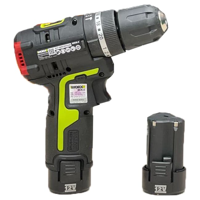 دریل پیچ گوشتی شارژی براشلس 12 ولت ورکس WORX WU131.2
