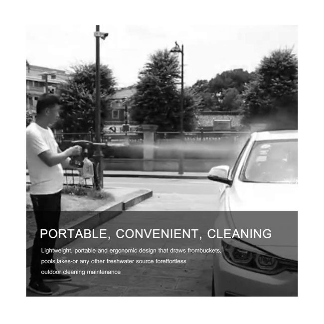 کارواش و سم پاش شارژی 24 ولت تفنگی 30 بار 200 وات مدل B08LGKHVNJ