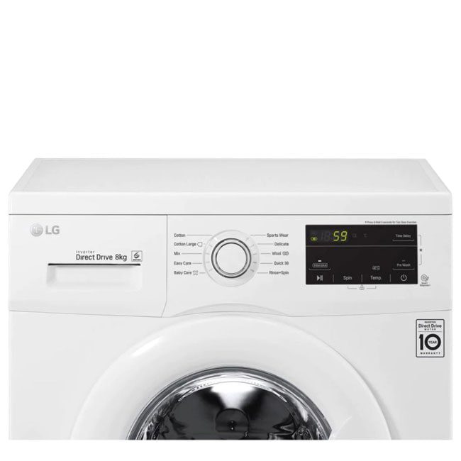 ماشین لباسشویی ال جی 2J3 مدل FH2J3QDNG0P و 7 کیلویی