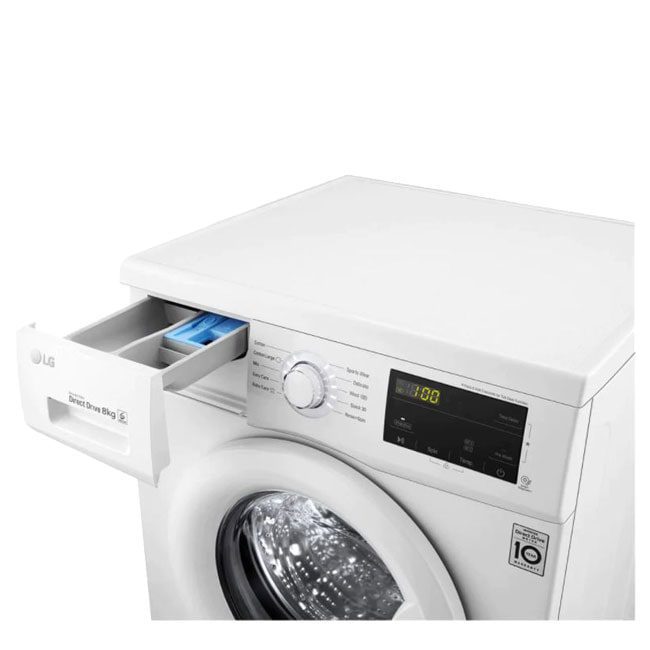 ماشین لباسشویی ال جی 2J3 مدل FH2J3QDNG0P و 7 کیلویی