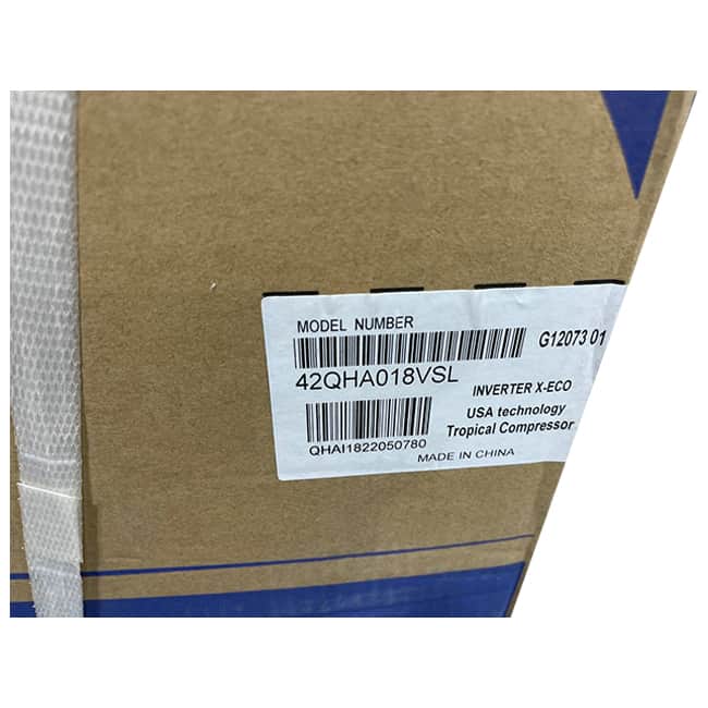 کولر گازی کریر ایکس اکو 18000 اینورتر 42QHA018VSL T3 R410A