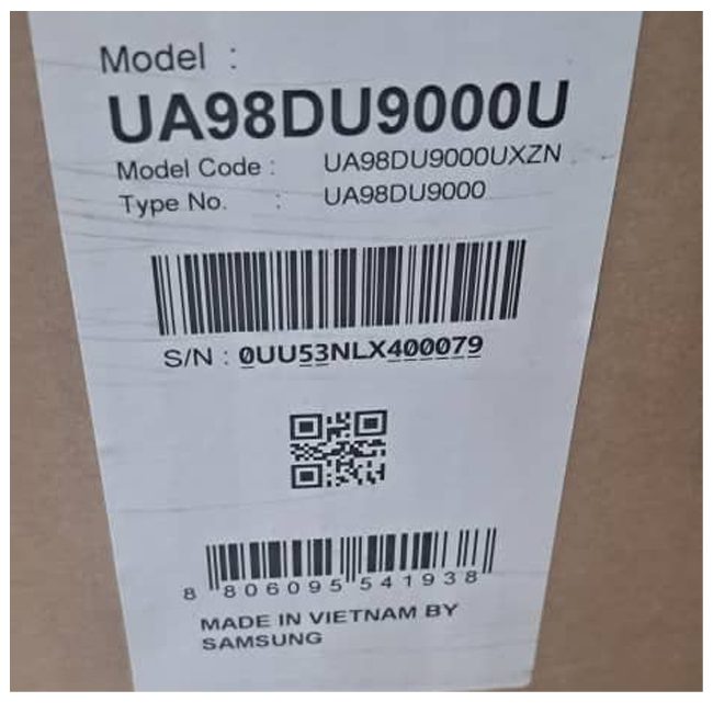 تلویزیون سامسونگ مدل 98DU9000 DU9000