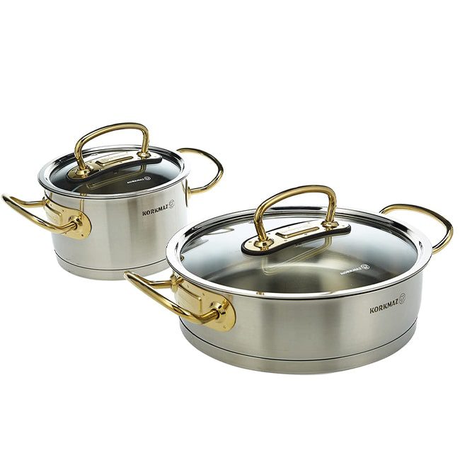 سرویس قابلمه 8 پارچه کرکماز PROLINE GOLD مدل A1148