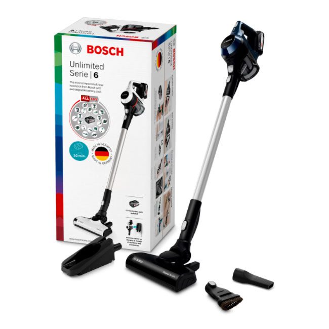 جارو شارژی دستی بوش چند کاره بی سیم Bosch BCS611P4A