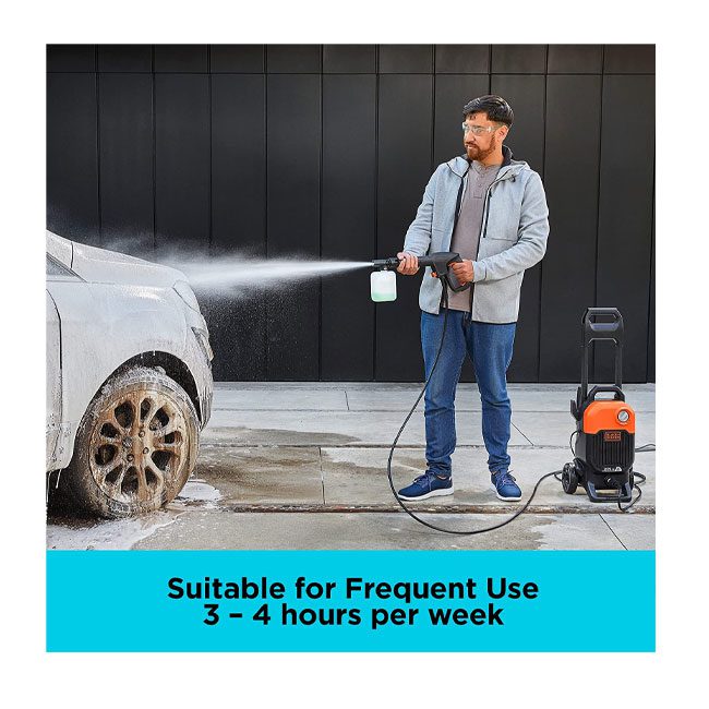 کارواش خانگی بلک اند دکر 150 بار 2000 وات مدل BEPW2000-B5 PSI 2100