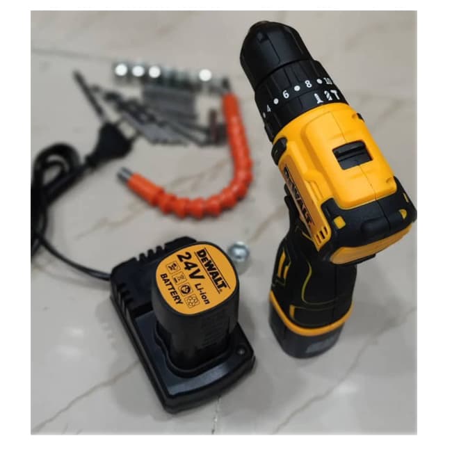 دریل شارژی براشلس 24 ولت دیوالت Dewalt Brushless