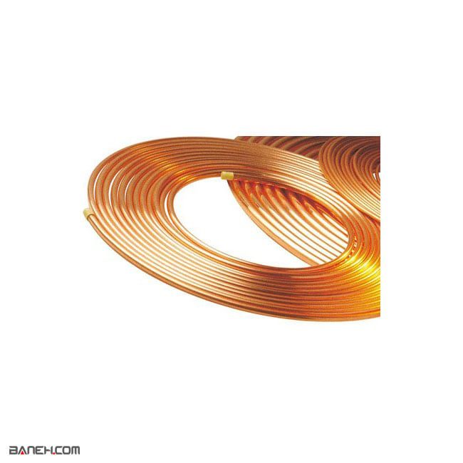 لوله مسی کولر گازی ظرفیت 36000 5 متر Copper Pipe