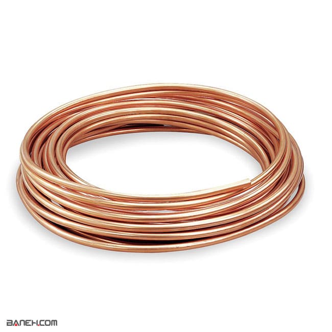 لوله مسی کولر گازی ظرفیت 24000 5 متر Copper Pipe