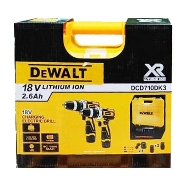 دریل شارژِی 18 ولت دیوالت Dewalt DCD710