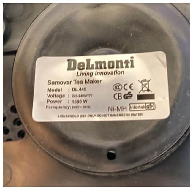 چای ساز سماوری دلمونتی ایستاده 1500 وات Delmonti DL 445