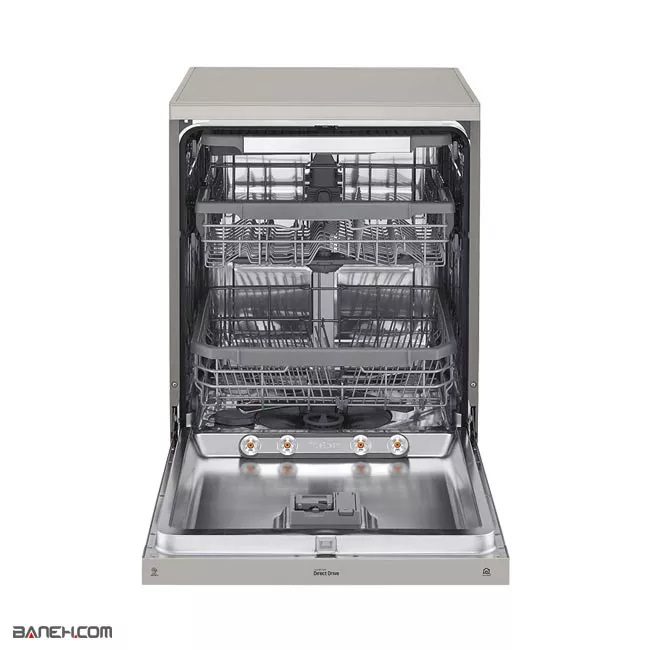 ماشین ظرفشویی ال جی 14 نفره DF425 بخارشور نقره 2022