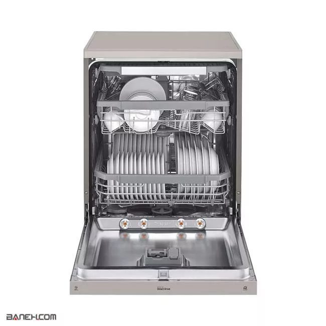 ماشین ظرفشویی ال جی 14 نفره DF425 بخارشور نقره 2022