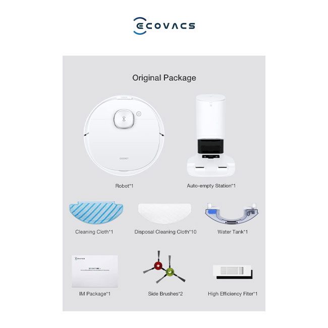 جاروبرقی رباتیک 2300 پاسکال 40 وات اکووکس مدل ECOVACS DLN26