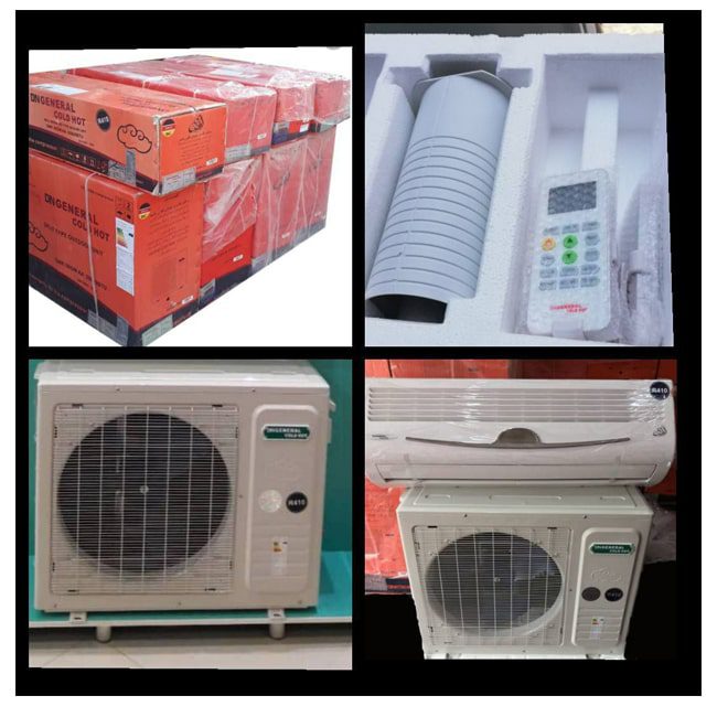 کولر گازی جنرال لبخند شکار 30000 سرد و گرمGENERAL AIR CONDITIONER GN R-30WN