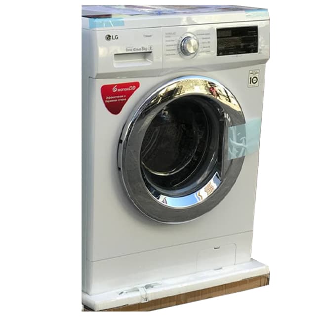 لباسشویی 8 کیلویی ال جی 4J3 بدون تسمه اینورتر