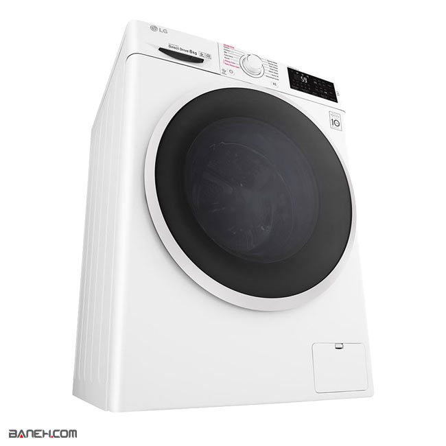 ماشین لباسشویی 8 کیلویی ال جی F4J6TNP8S LG Washing Machine