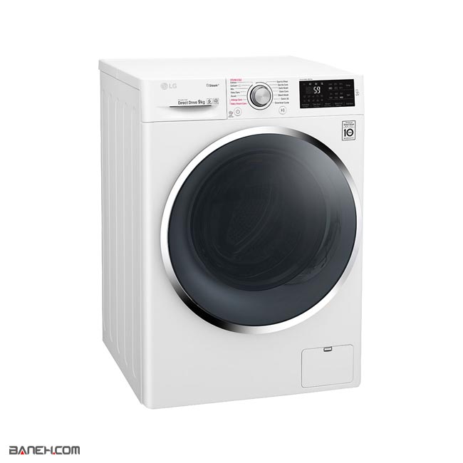 ماشین لباسشویی ال جی بخار شور دار 9 کیلو F4J6VY2W LG Washing Machine