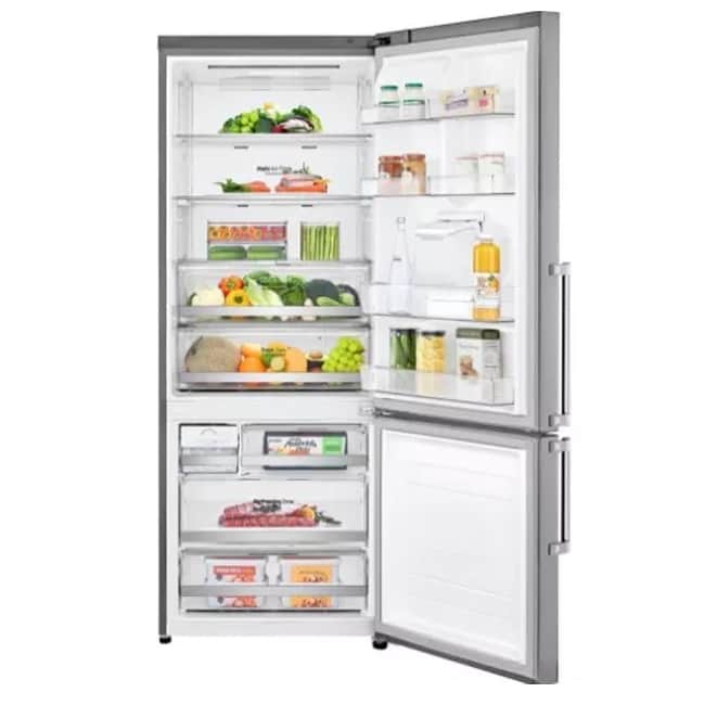 یخچال بالا و پایین ال جی 689 ا 28 فوت نقره GC-F689BLCM