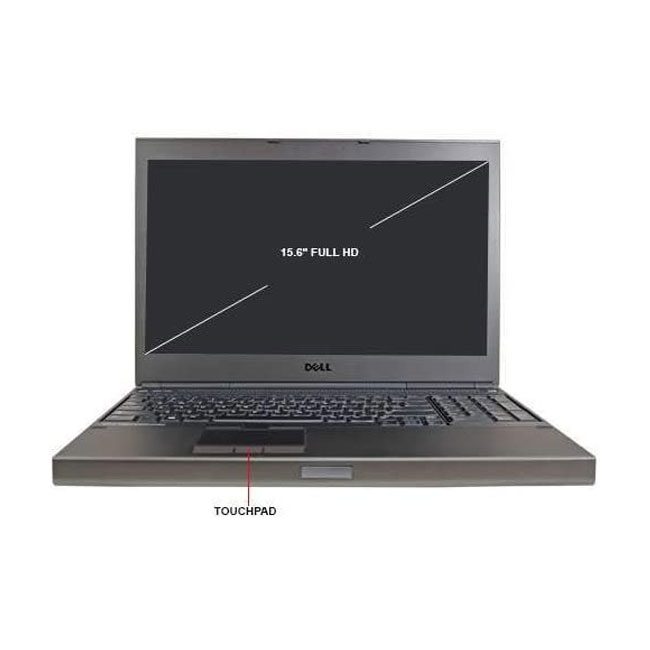 لپ تاپ دل 15.6 اینج 8 گیگابایت رم 256 گیگ حافظه استوک Precision M4800