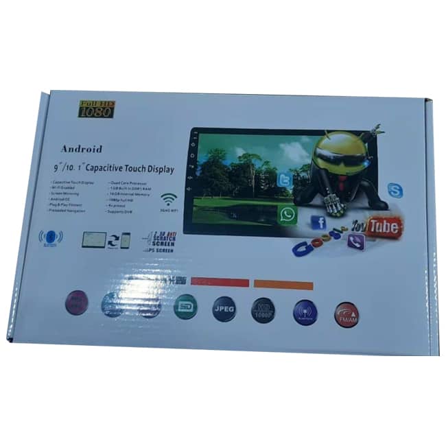 مانیتور پخش خودرو تصویری آندروید فول اچ دی لمسی 9/10.1اینچ