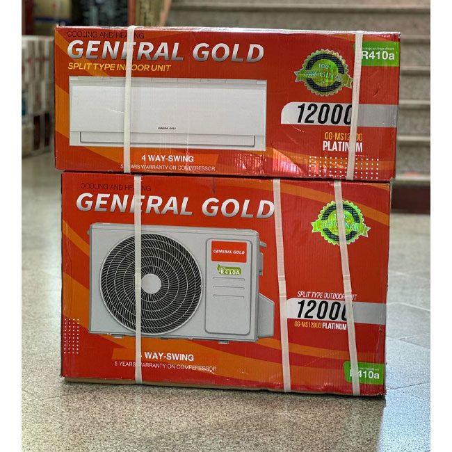 کولر گازی 12000 جنرال گلد پلاتنیوم GG-MS12000PLATINUM