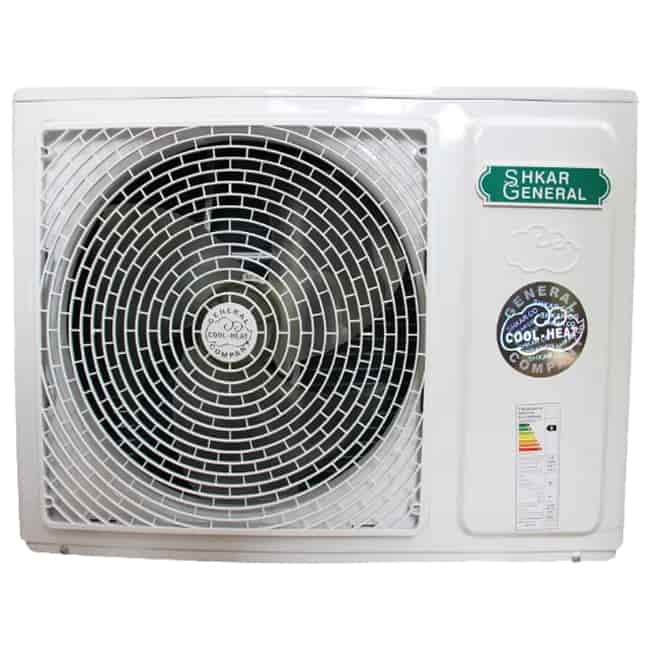 کولر گازی 24000 جنرال شکار طرح لبخند GNR-24GWN R22