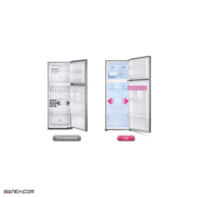 یخچال فریزر ال جی 20 فوت GR-M752GSH LG Refrigerator 752