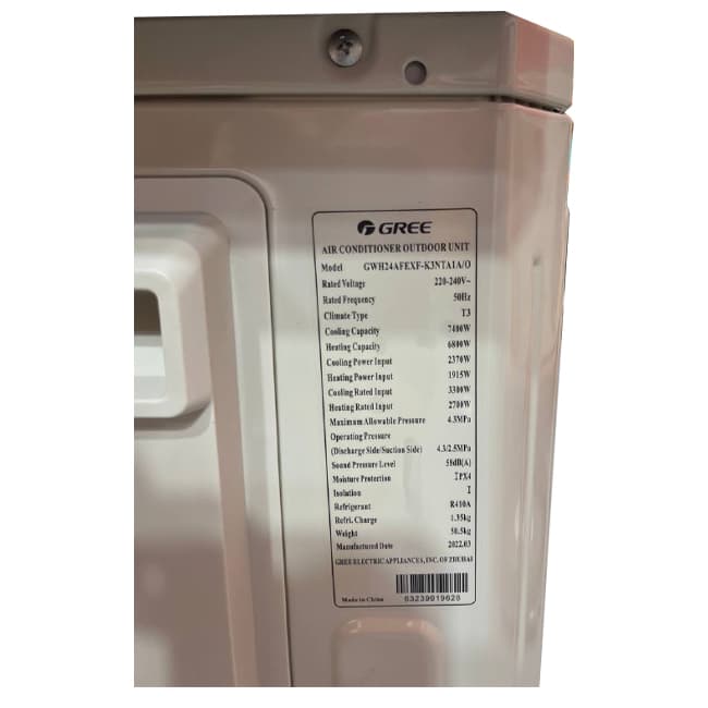 کولر گازی گری 24000 وای فای GWH24AGEXF-K3NTA1A R410A T3