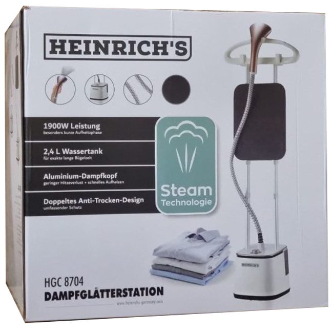 اتو بخار ایستاده 1900 وات هنریچ مدل HGC 8704