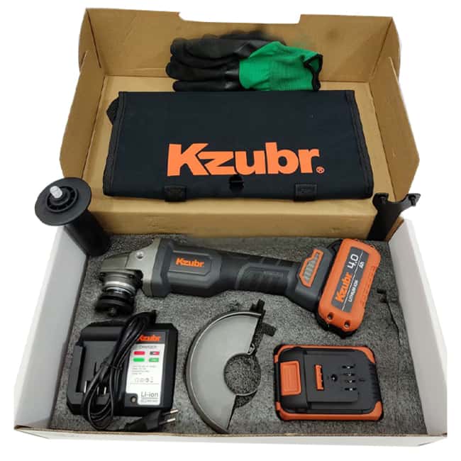 فرز وسط شارژی زوبر 20 ولت KCAG20V-125 K10018 گیربکسی