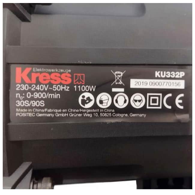 دریل تخریب کرس 1100 وات سه نظام 4 شیار Kress KU332P