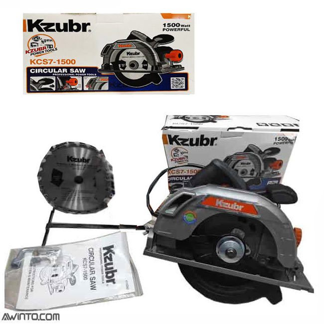 اره گرد بر زوبر 1500 وات تیغه 18.5 سانت KCS7-1500 Kzubr