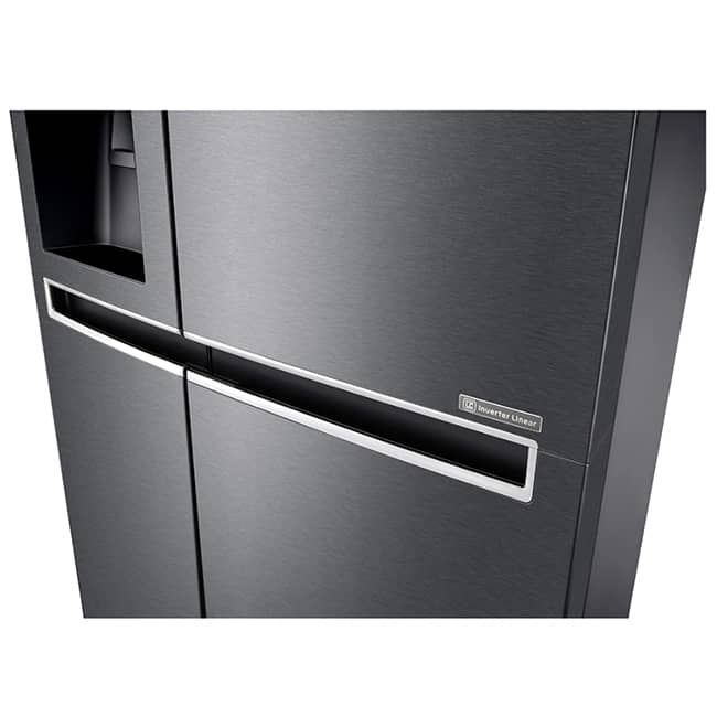 یخچال فریزر ساید بای ساید L267 ال جی اینورتر 668 لیتر یخساز