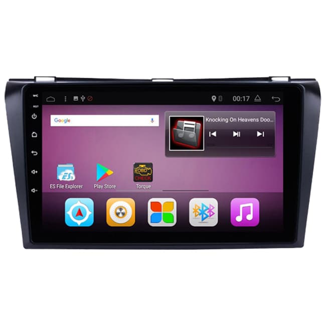 پخش فابریک خودرو و مانیتور ماشین مزدا 3 طرح قدیم Mazda 3 مدل IMPALA