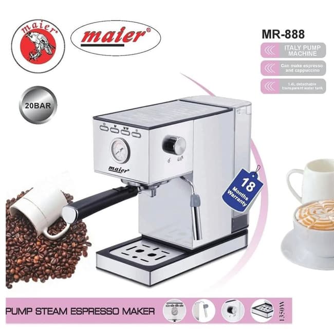 اسپرسو ساز 1350 وات مایر مدل MR-888